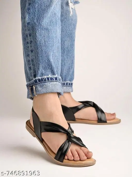 Shoetopia Flat Black Size 8.0