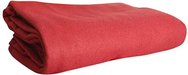 Fleece Blanket, Red, 60x90 Inches