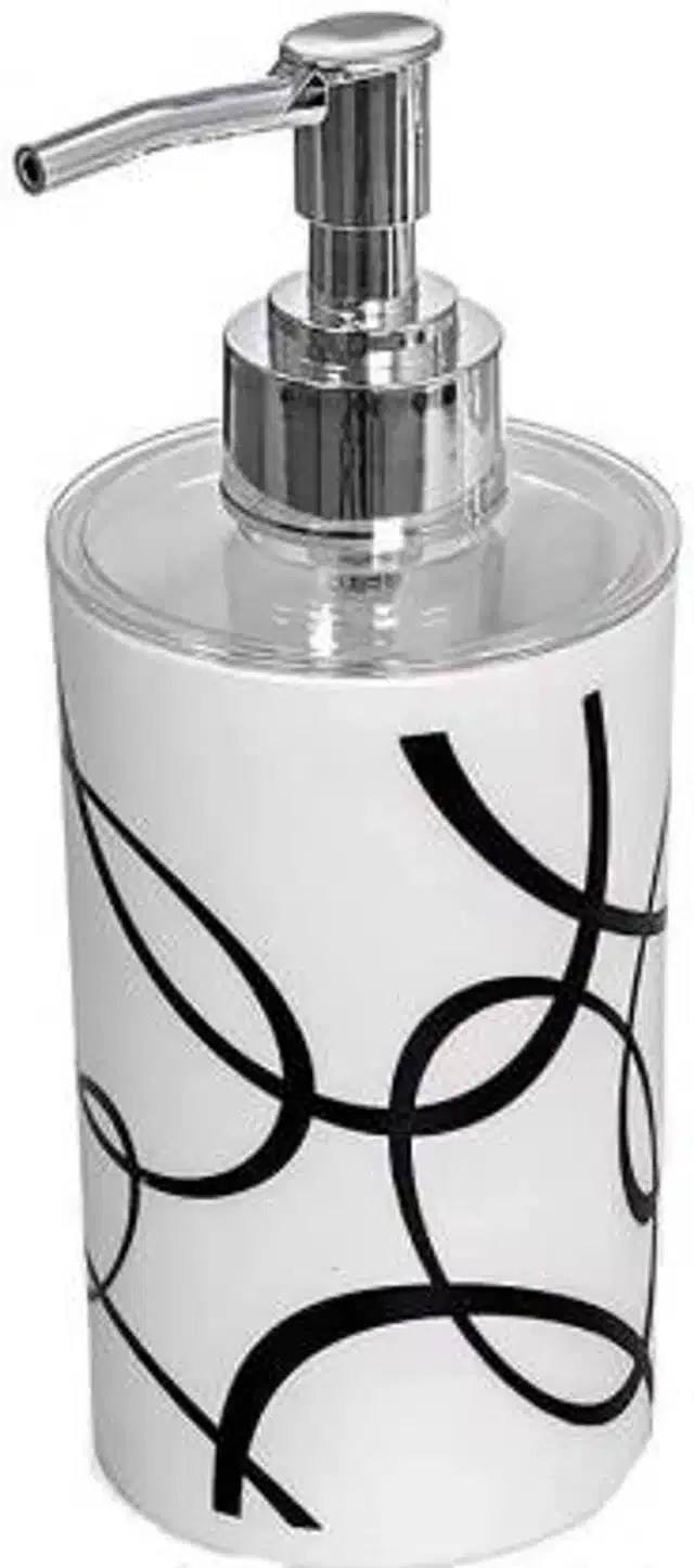 Plastic Soap Dispenser Bottle, White, 250 ml