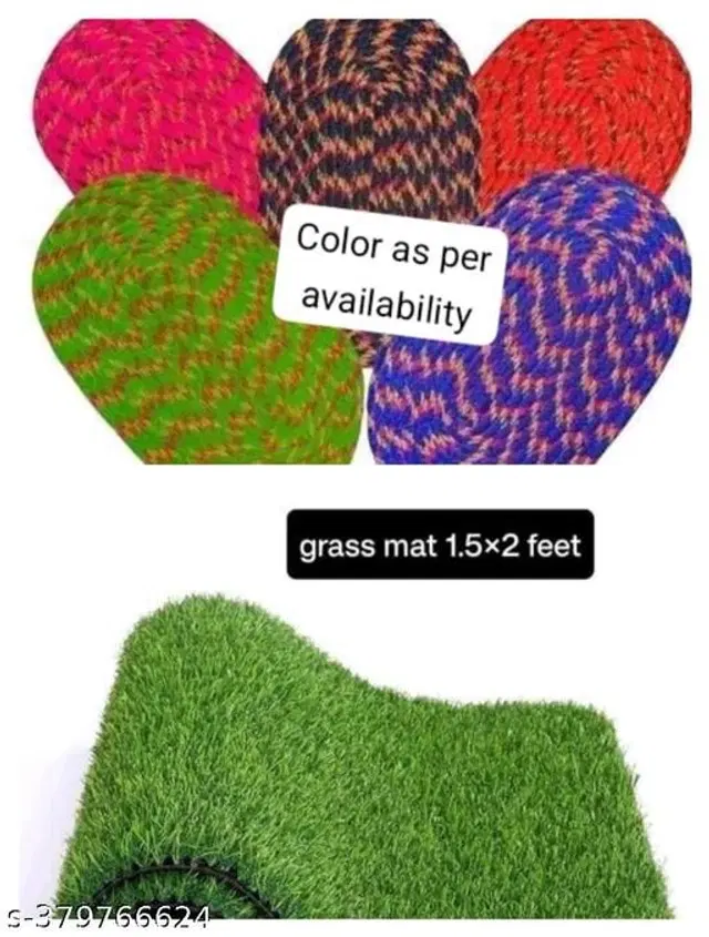 Cotton Doormat, Multicolor, 2x3 Feet, Pack of 6