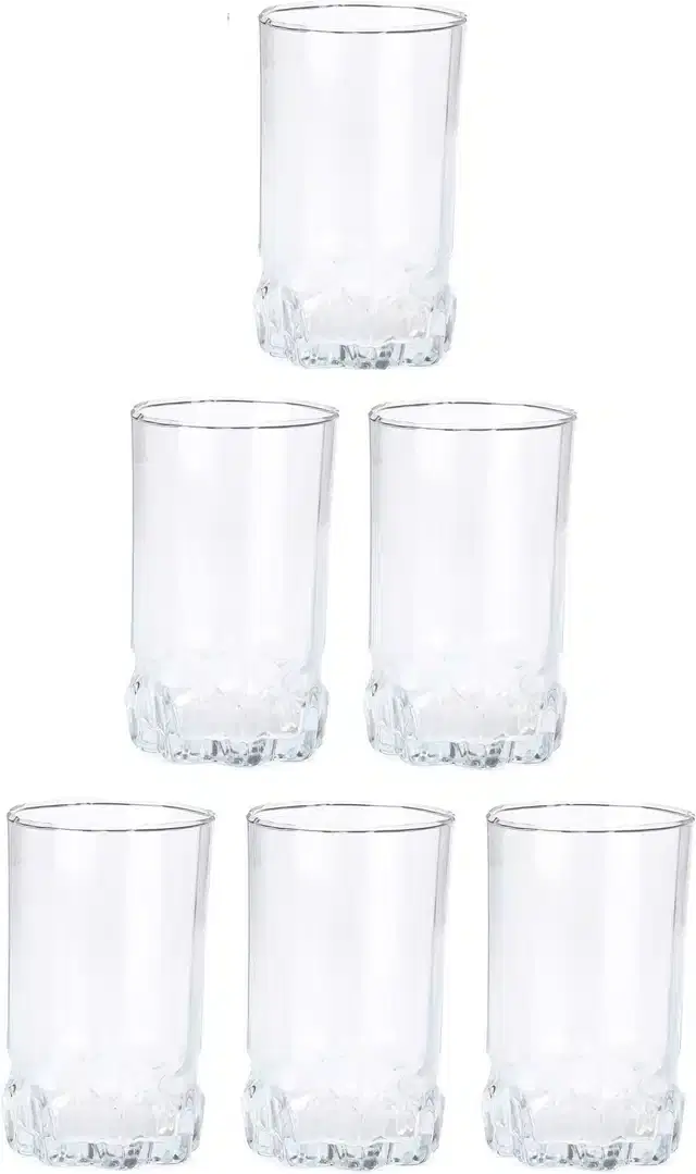 Liquor cum Cocktail Glasses, Transparent, 300 ml, Pack of 6