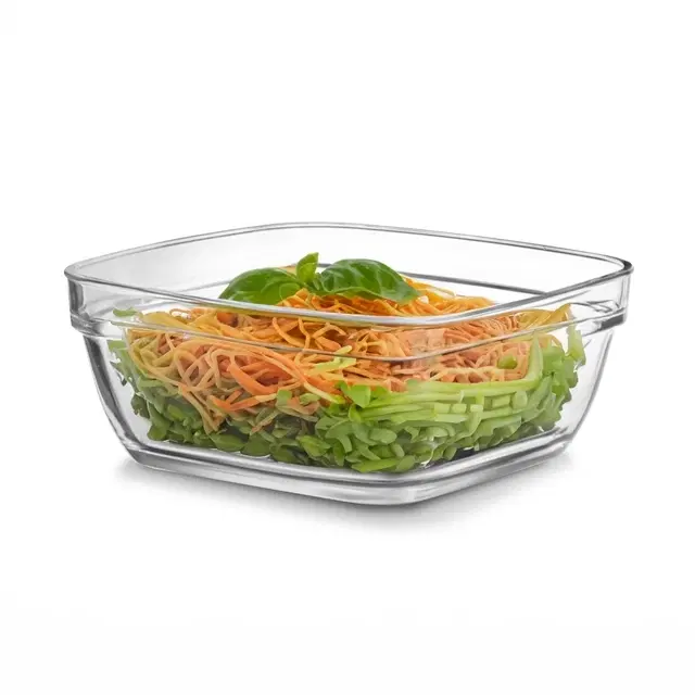 Cello Nadir Glass Bowl, 1100 ml | Pack Of 1 | Lead-Free Toughened Glass | Microwave & Dishwasher Safe | Serving Bowl For Soup, Dessert, Salad & Snacks