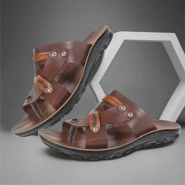 Flipflops for Boys (Brown, 4)