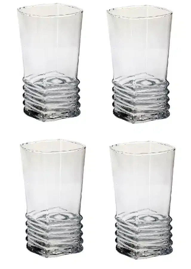Liquor cum Cocktail Glasses, Transparent, 300 ml, Pack of 4