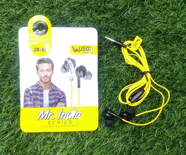 Ubon UB- 85 Mr. India Series Champ Wired Earphone, Yellow