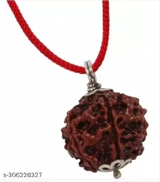 Rudraksh Pendant Necklace for Men (Brown)