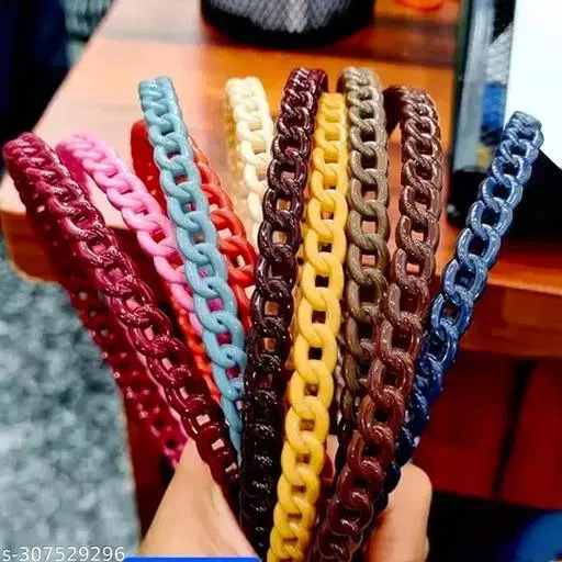 Everyday Hair Bands for Women, Pack of 12 (Multicolor)