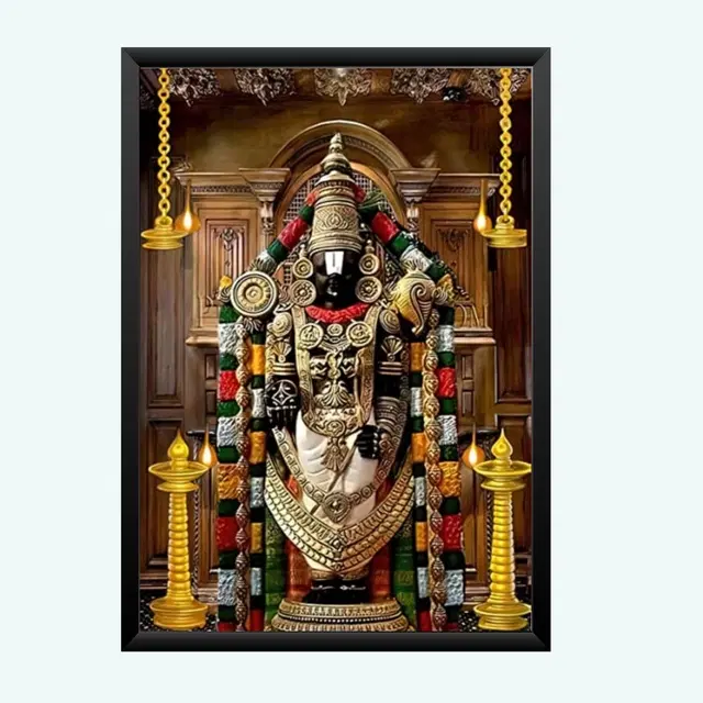 Polyester Photo Frame, Black, 5x7 inches