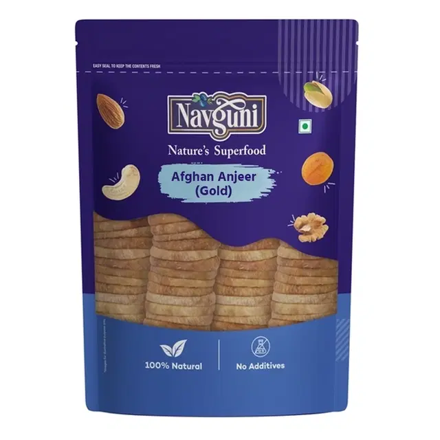 Navguni Afghan Anjeer (Gold) 200 g