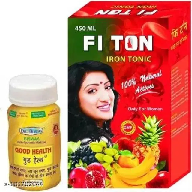 Dr. Biswas Good Health Capsule & Fiton Syrup For General Health, Pack Of 2