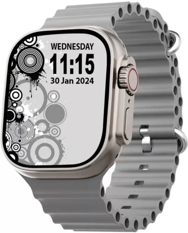 Immutable T800 ULTRA SMART WATCH Smartwatch  (silver Strap)