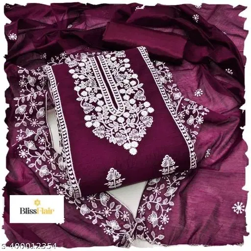 Modal Punjabi/All Over Suits for Women (Purple, Un Stitched)