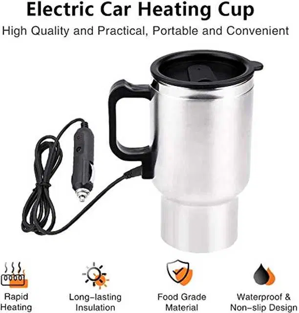 Stainless Steel Electric Kettle For Cars, A-142