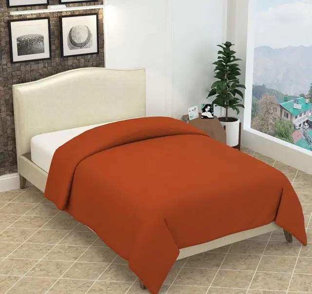 Fleece Blanket, Orange, 60x90 Inches