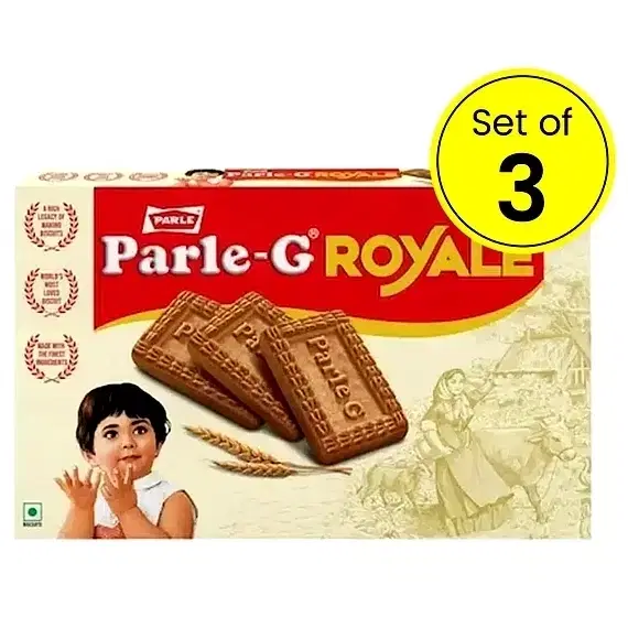 Parle-G Royale Biscuits 3X72 g (Pack Of 3)