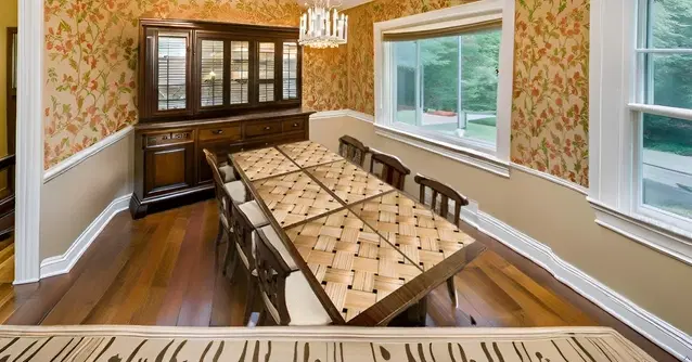 PVC Placemats for Dining Table, Multicolor, Pack of 6