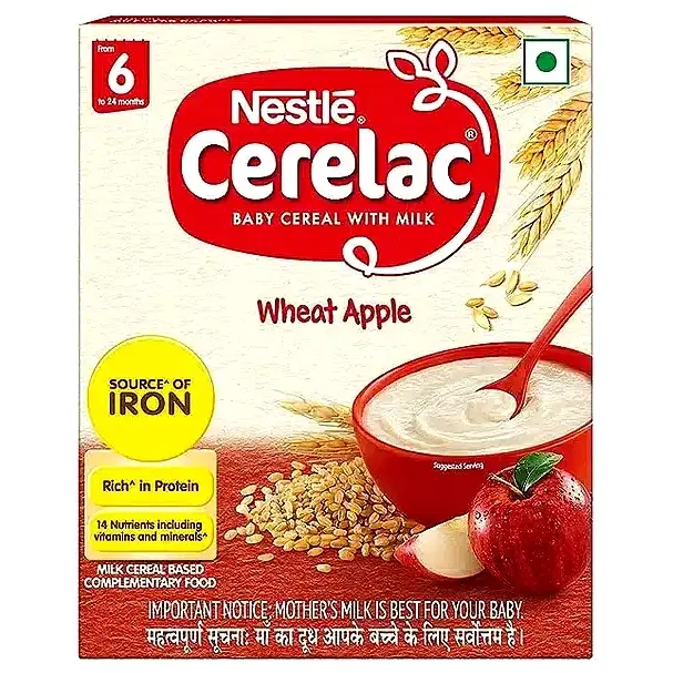Nestle Cerelac Wheat Apple (6 - 24 Months) - 350 g