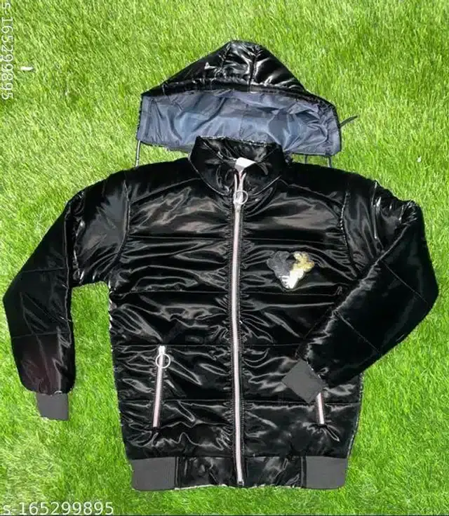 Jacket for Boys (Black, 4-5 Years)
