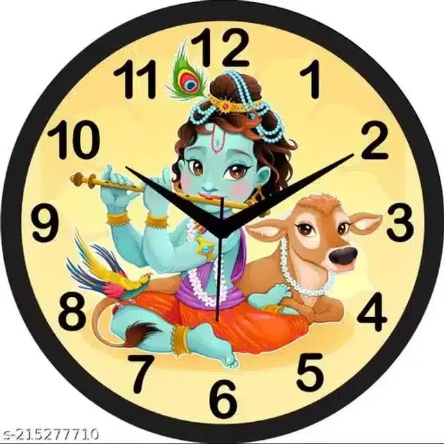 Wall Clock for Home, Multicolor, 10"