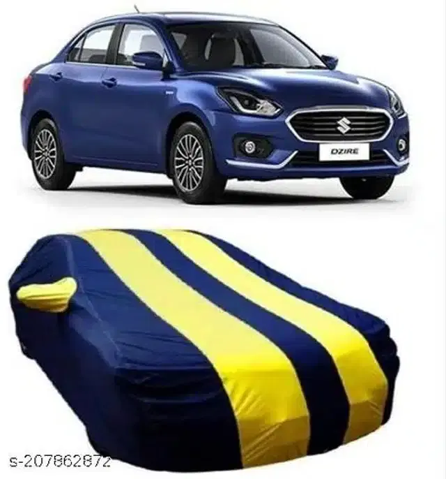 Taffeta Waterproof Car Cover for Maruti Suzuki Swift Dzire, Multicolor