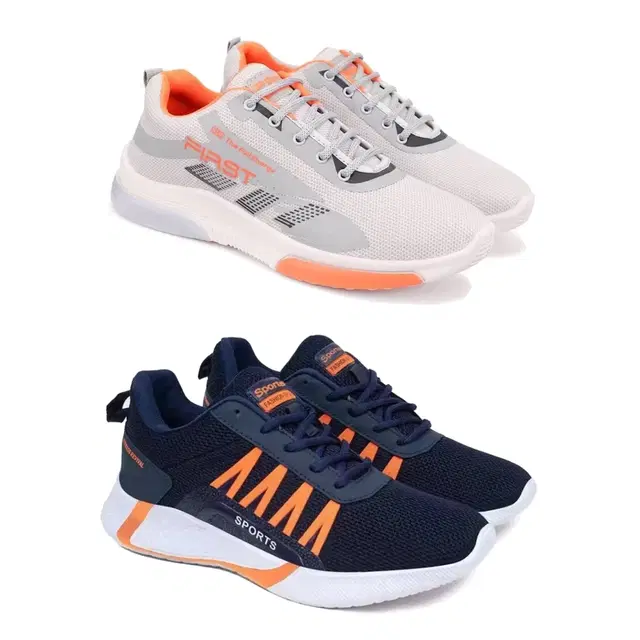 Combo of Casual Shoes for Boys, Pack of 2 (Multicolor, 9-10 Years)