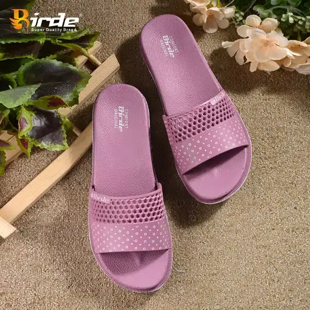 Slip On Sliders for Women (Pink, 5)
