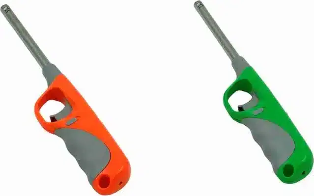 Stainless Steel Refillable Gas Lighter, Assorted, Pack of 2