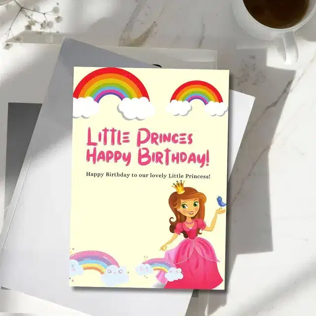 Birthday Greeting Card, Multicolor
