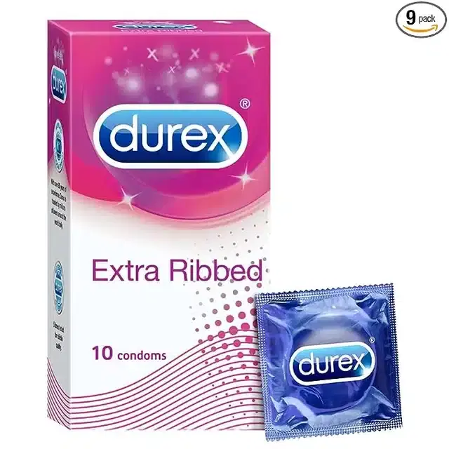Durex Extra Ribbed Condom - 10s
