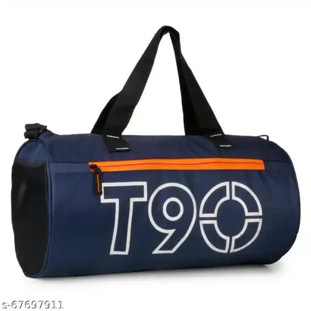 Polyester Duffel Bag, Navy Blue