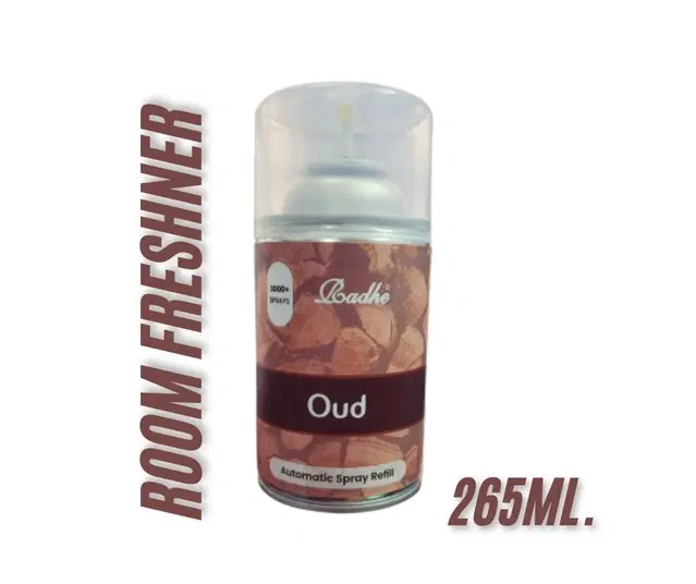 Radhe Oud Automatic Room Spray Refill, 265 ml