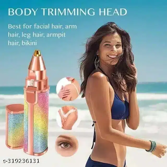 2 in 1 Eyebrow Trimmer, Multicolor