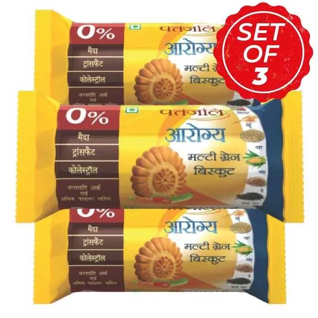 Patanjali Aarogya Biscuit 68 g (Set Of 3)