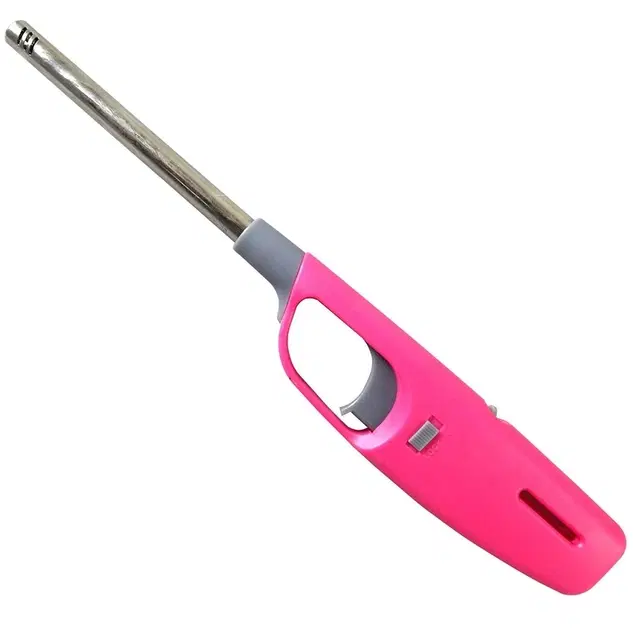 Stainless Steel Refillable Adjustable Flame Kitchen Gas Stove Lighter, Assorted