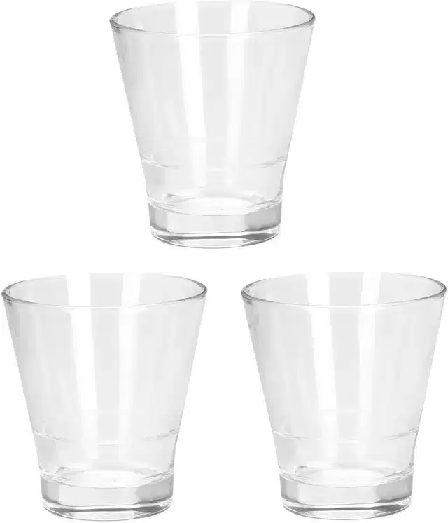 Liquor cum Cocktail Glasses, Transparent, 150 ml, Pack of 3