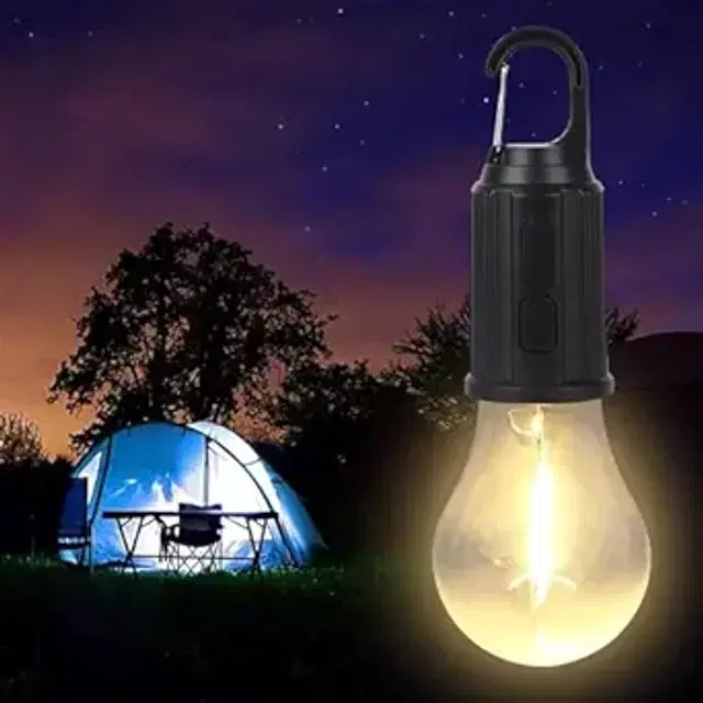 Rechargeable Warm Light LED Bulbs, Off White, 10 W