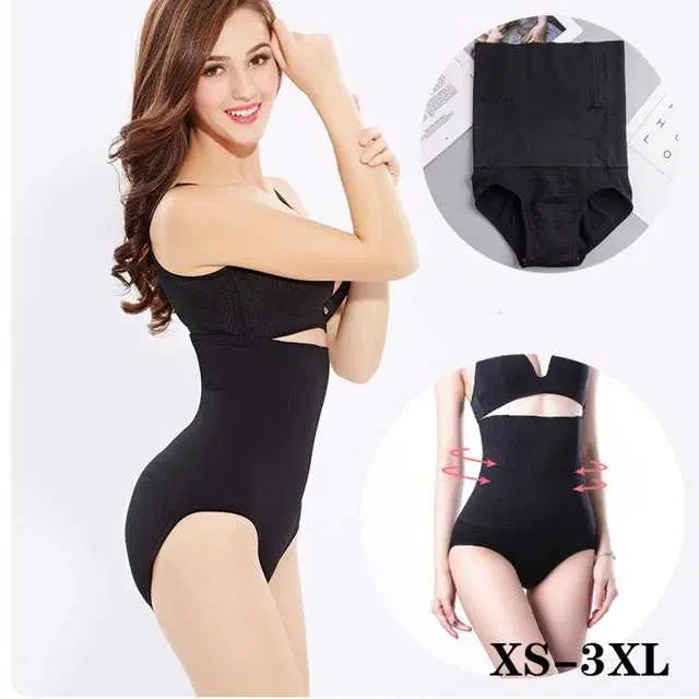Women’s Cotton Lycra Tummy Control 4-in-1 Blended High Waist Tummy & Thigh Shapewear (S662)
