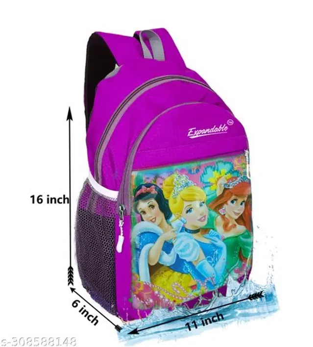 Canvas Backpacks for Kids, Purple, 30 L