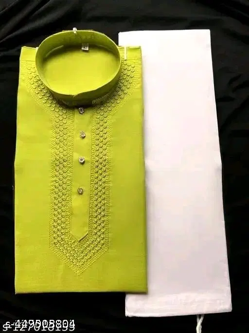 Cotton Kurta Set for Men (XL)