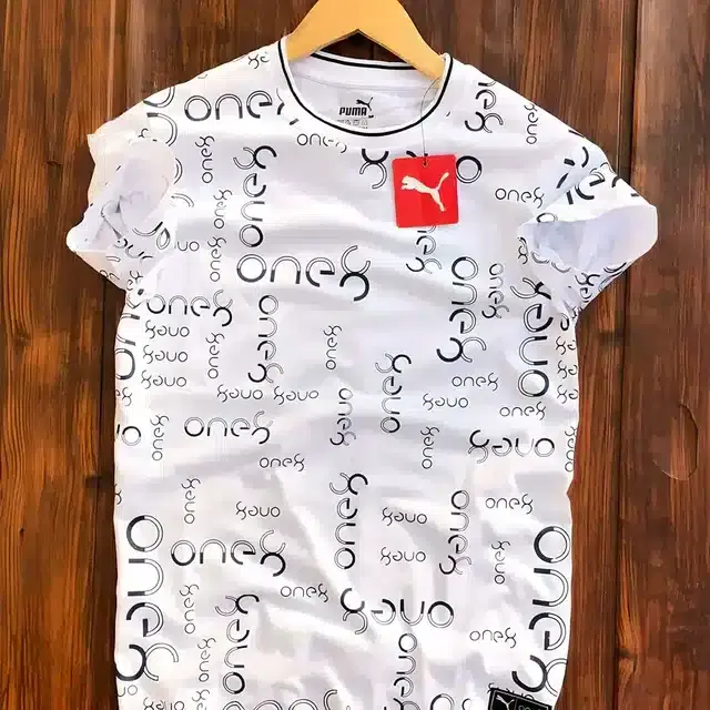 Half Sleeves Printed T-shirt for Men (White, XXL)
