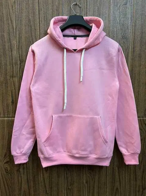 Soft Unisex Hoodies (Pink, M) (PS-9)
