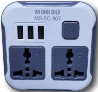 Extension Board With USB Charging, Multicolor, D21