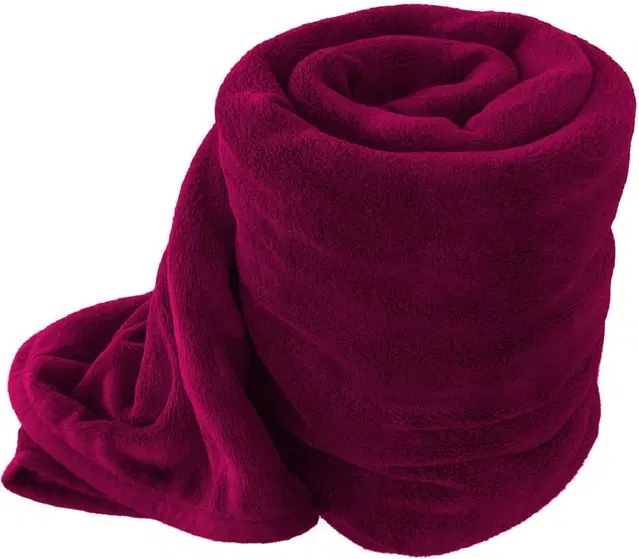 Fleece Blanket, Red, 60x90 Inches