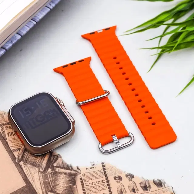 Silicone T800 Ultra Smartwatch, Orange