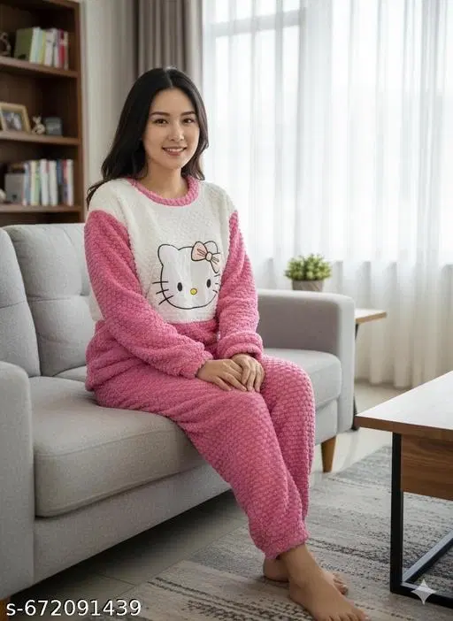 Comfort Nightdress for Women (Multicolor, L)