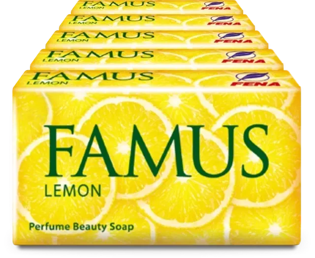 Famus Beauty Soap Lemon 5X100 g