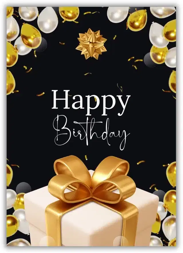 Birthday Greeting Card, Multicolor
