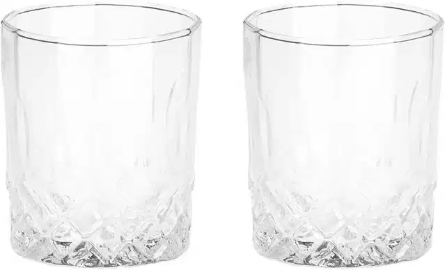 Liquor cum Cocktail Glasses, Transparent, 200 ml, Pack of 2