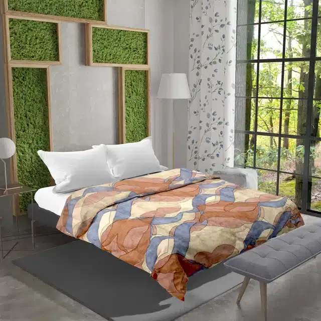 Double Bed Super Lite Blanket For Home Decor All Weather, 1 Piece, Brown, A-2