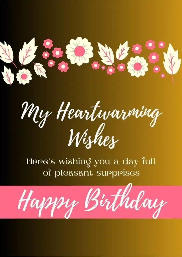 Birthday Greeting Card, Multicolor